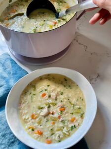 Avgolemono Soup (Greek Chicken and Lemon Soup)