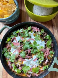 Easy Skillet Taco Dip