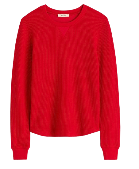 Madewell Waffle Knit Raglan Tee