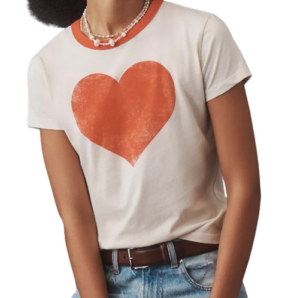 Letluv Heart Ringer Tee