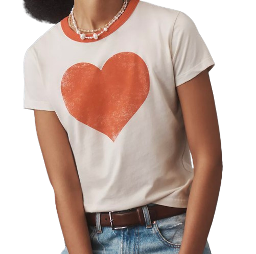 Letluv Heart Ringer Tee