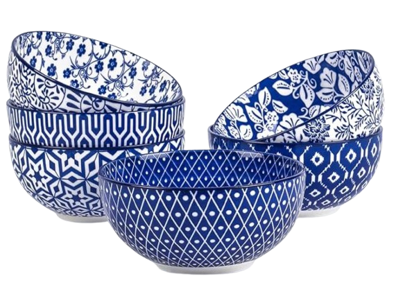 Blue Dessert Bowls