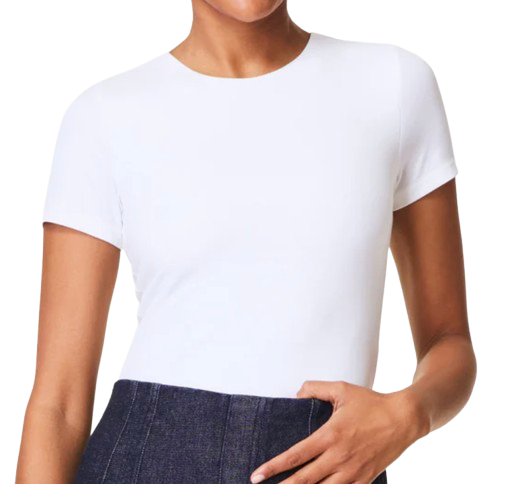 Spanx Jersey White Tee