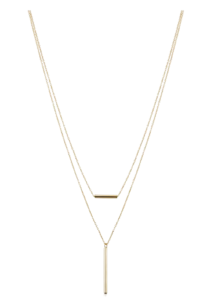 Nordstrom Gold Layered Necklace