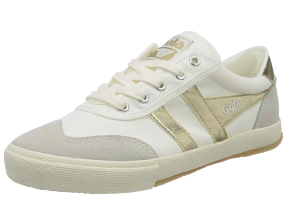 Gola Badminton Sneaker – Off/White Gold