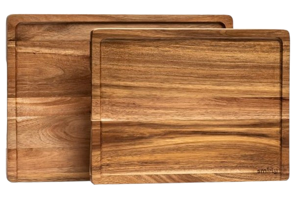 Acacia Wood Cutting Board Set