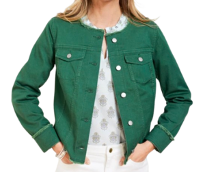 Talbots Jean Jacket – Green