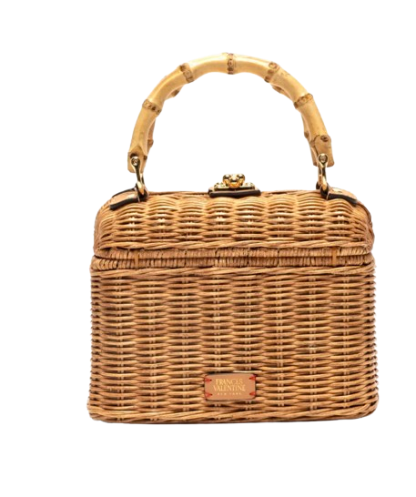 Frances Valentine Wicker Lunchbox