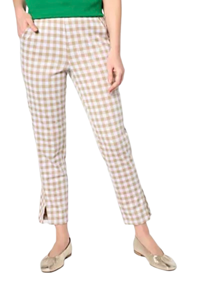 QVC Gingham Pants