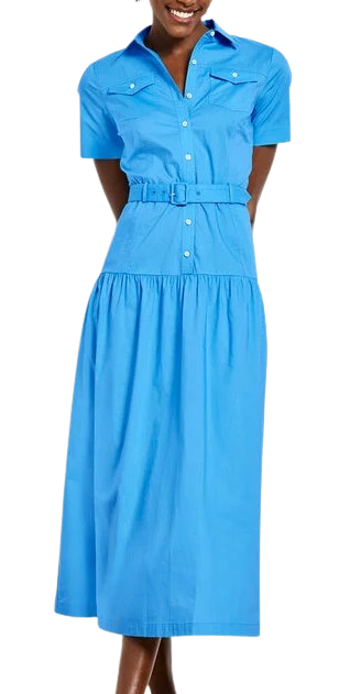 Talbots Fresh Poplin Utility Dress