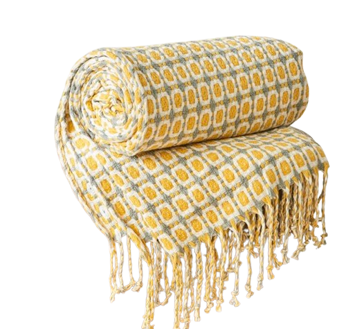 Amazon Yellow Throw