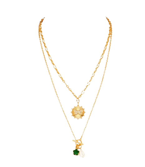 Talbots Spring Charm Layered Necklace