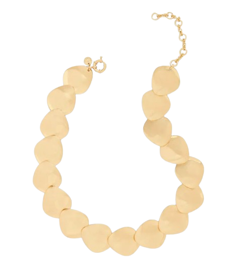 Talbots Wavy Disc Statement Necklace