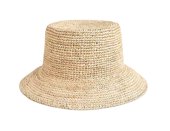 J.Crew Raffia Bucket Hat