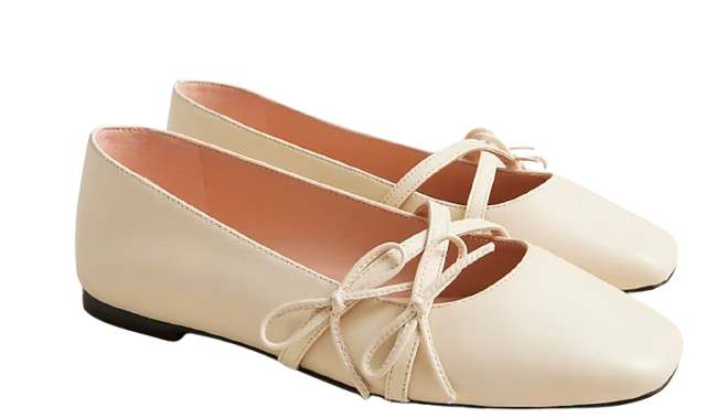 J.Crew Quinn Bow Ballet Flat