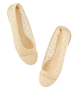 Talbots Mesh Toe Ballet Flats