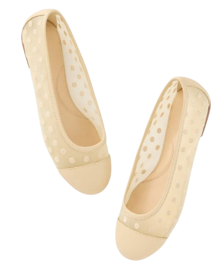 Talbots Mesh Toe Ballet Flats