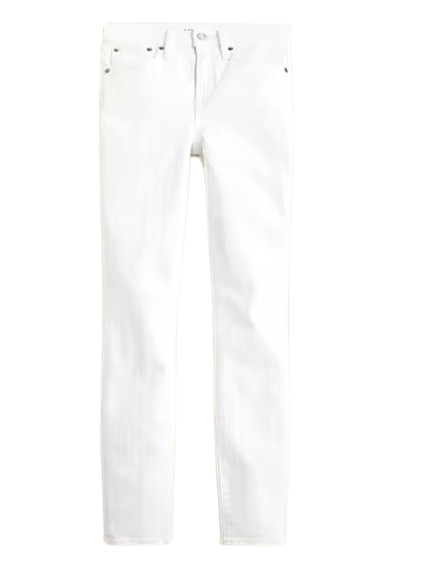 J.Crew Toothpick White Jeans