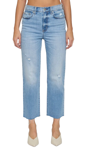 Nordstrom Daze Crop Straight Leg Jeans