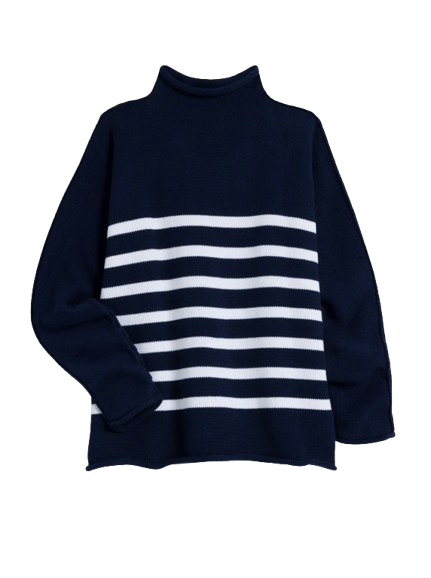 Frank and Eileen Striped Cotton Sweater