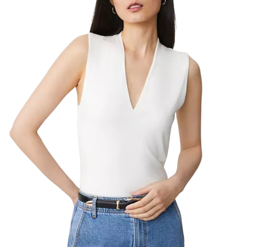 Ann Taylor Sleeveless V-Neck Top