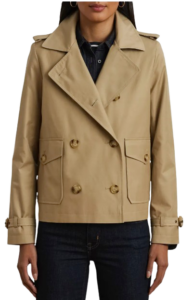 Ralph Lauren Cropped Cotton Trench